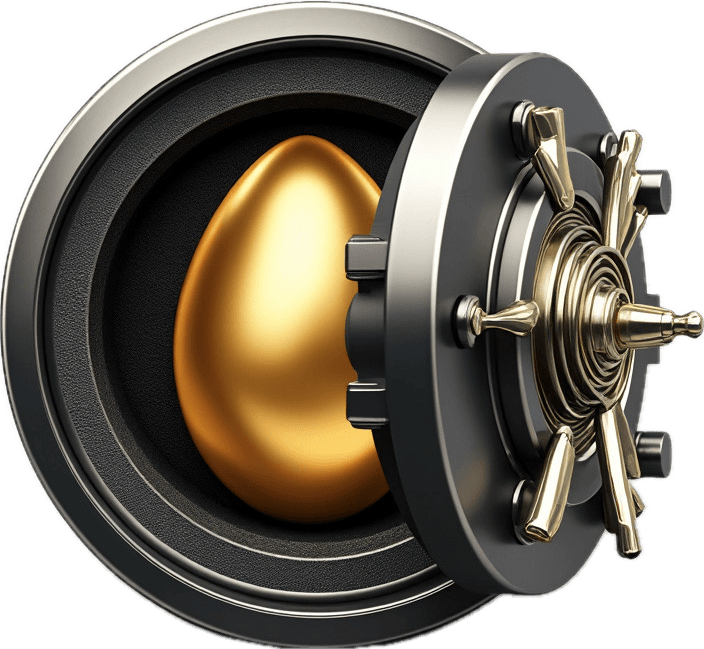 Golden Egg in Safe