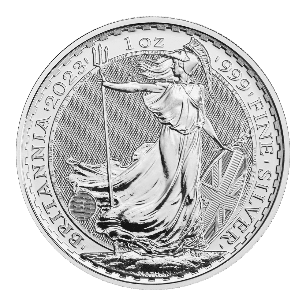 2023 Royal Mint Silver Britannia Coins - King Charles III 2023 Royal Mint Silver Britannia Coins - King Charles III