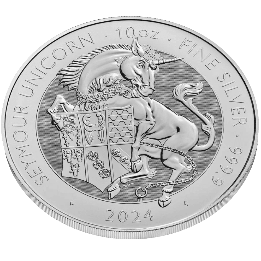 2024 Royal Mint 10oz Tudor Beast Unicorn Coin | Texas Precious Metals 2024 Royal Mint 10oz Tudor Beast Unicorn Coin | Texas Precious Metals