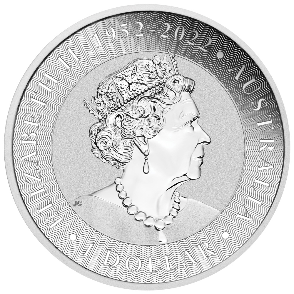 2023 Perth Mint Silver Kangaroo Coin - Reverse