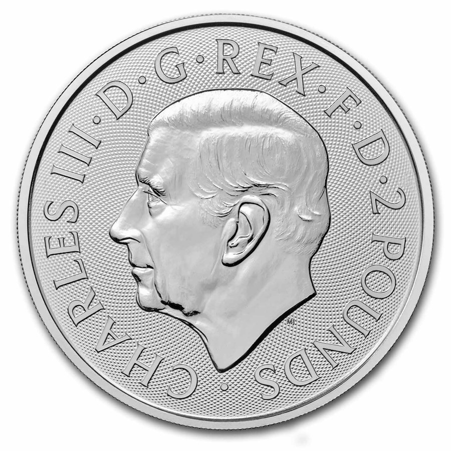 2024 Royal Mint Silver Britannia - Obverse