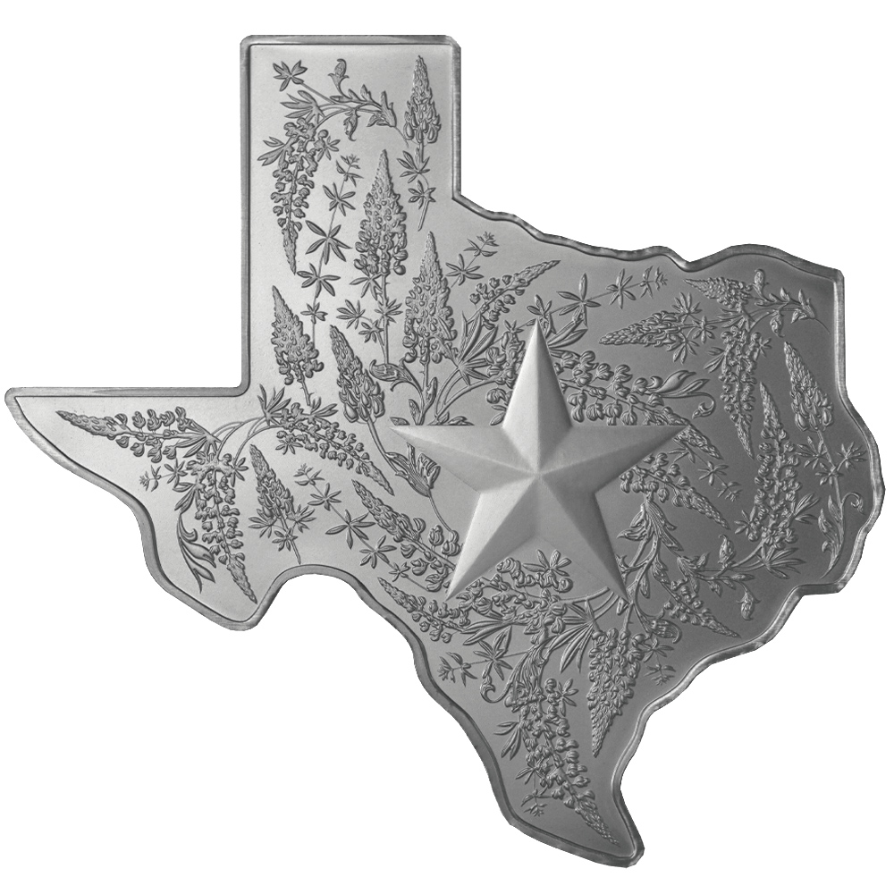 5oz Texas Medallion