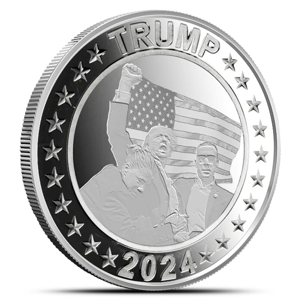 2024 Donald Trump Assassination Attempt Silver Round