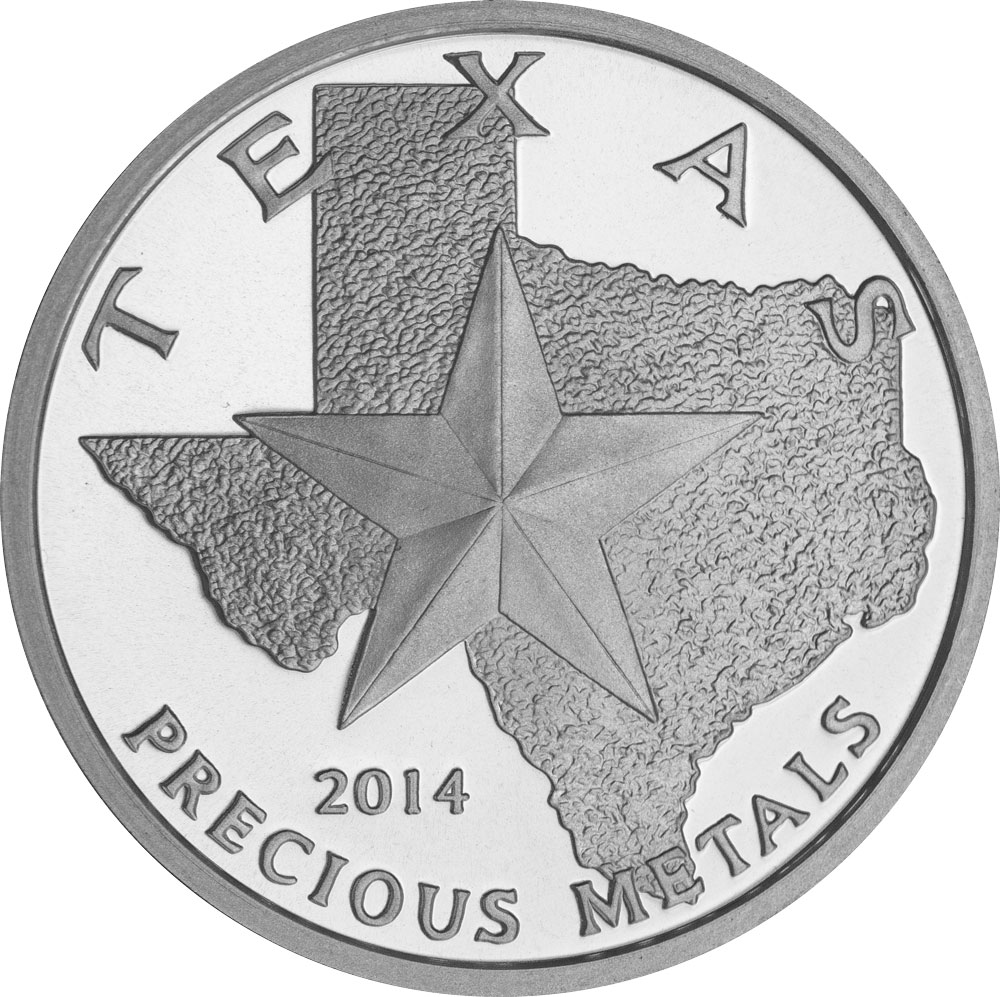 Buy 2014 Texas Silver Round