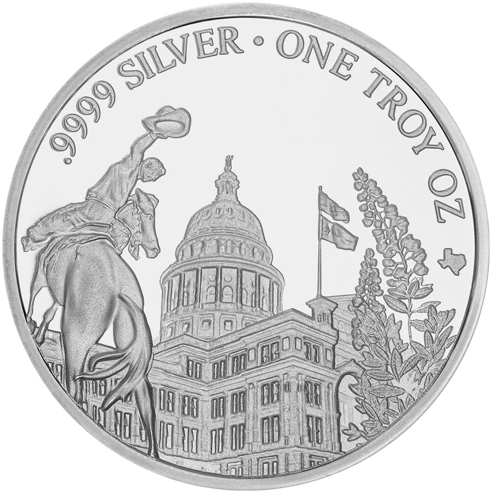 Buy 2018 Texas Silver Round