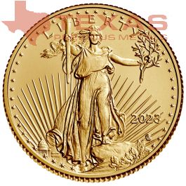 2023 1/10 oz American Gold Eagle Coin | Texas Precious Metals