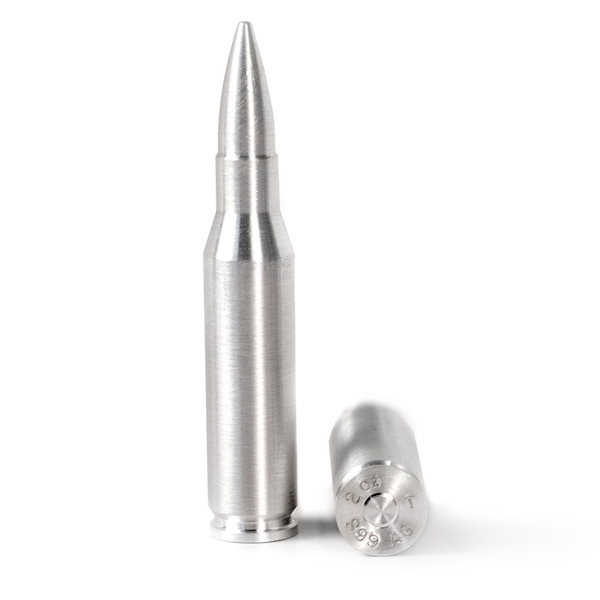  Silver 2 oz .308 Caliber Bullet - Solid .999 Pure